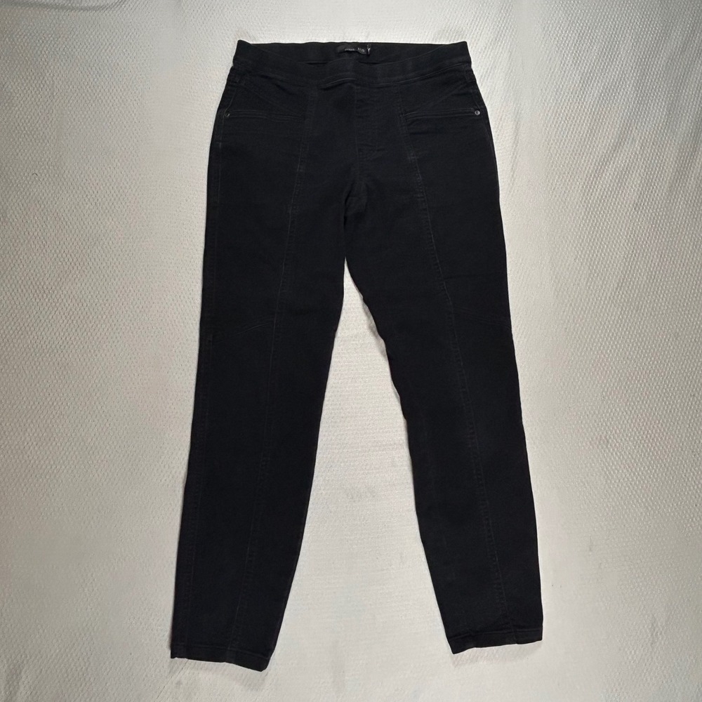 Prana Womens Black Organic Cotton Pull On Skinny Pants Size 8/29 W43190955